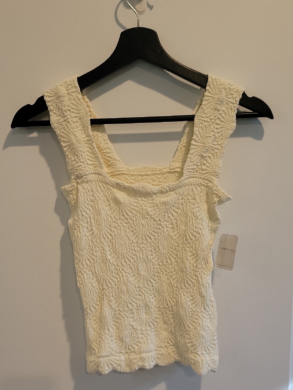 Free People Love Letter Floral Knit Camisole, Ivory, Medium/Large NWT!! - Picture 5 of 8